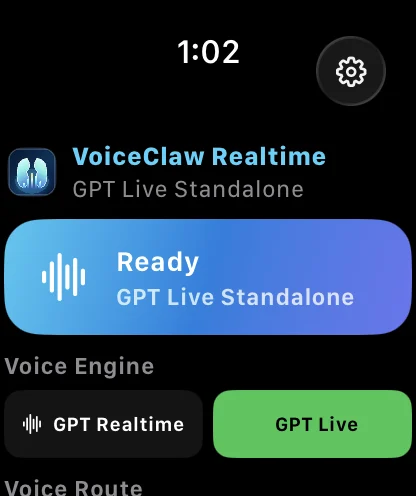 Voice Engine and Voice Route selection on Apple Watch